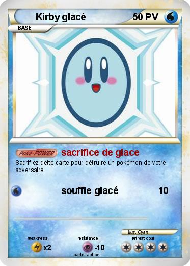 Pokemon Kirby glacé