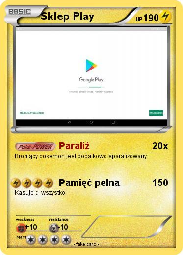 Pokemon Sklep Play