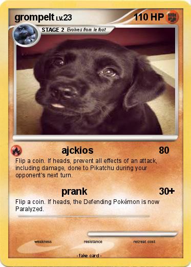 Pokemon grompelt
