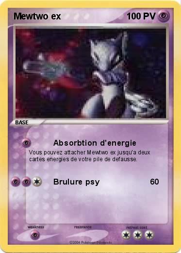 Pokemon Mewtwo ex