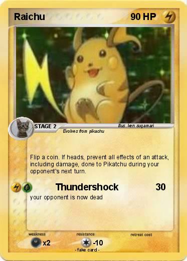 Pokemon Raichu