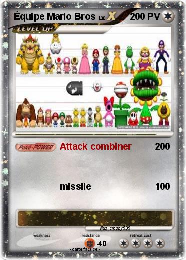 Pokemon Équipe Mario Bros
