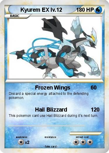 Pokemon Kyurem EX lv.12