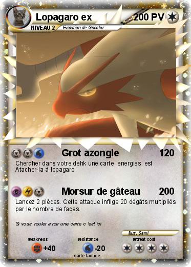 Pokemon Lopagaro ex