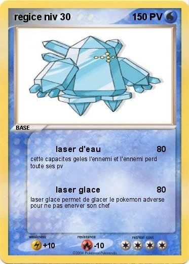 Pokemon regice niv 30