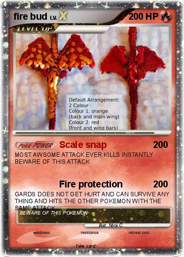 Pokemon fire bud