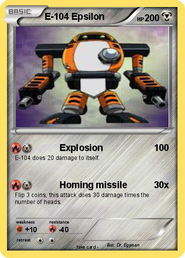 Pokemon E-104 Epsilon