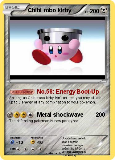 Pokemon Chibi robo kirby