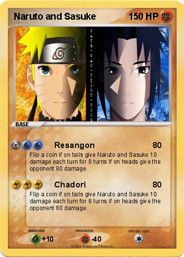 Pokemon Naruto and Sasuke