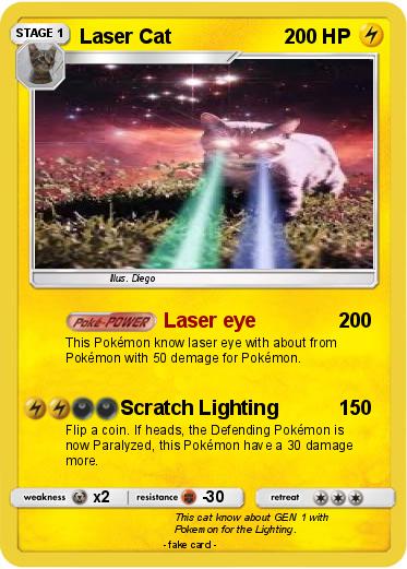 Pokemon Laser Cat