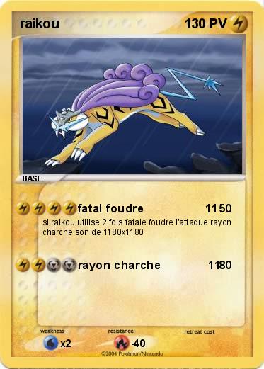 Pokemon raikou