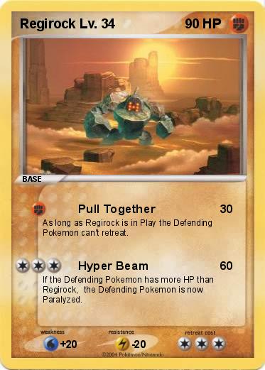 Pokemon Regirock Lv. 34
