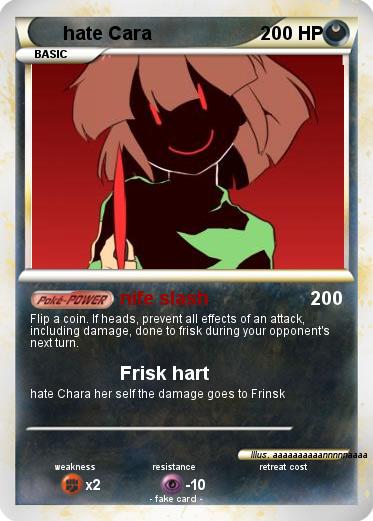 Pokemon hate Cara