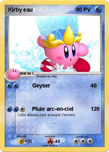 Pokemon Kirby eau