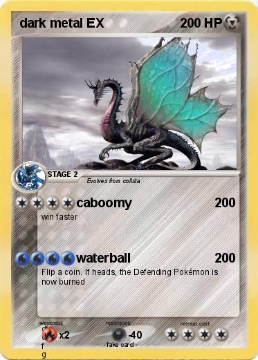 Pokemon dark metal EX