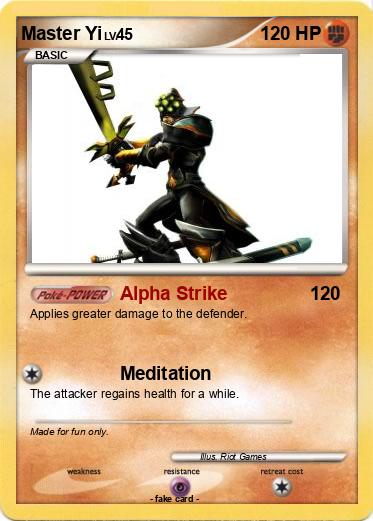 Pokemon Master Yi