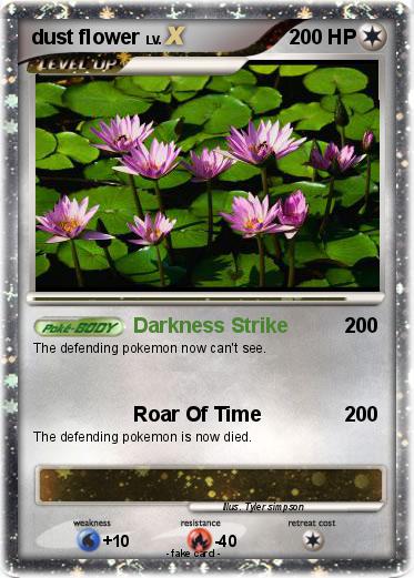 Pokemon dust flower
