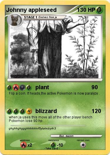 Pokemon Johnny appleseed