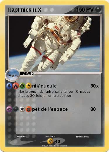 Pokemon bapt'nick n.X