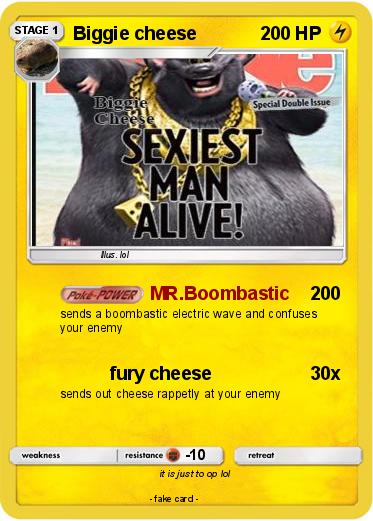 Pokemon Biggie cheese