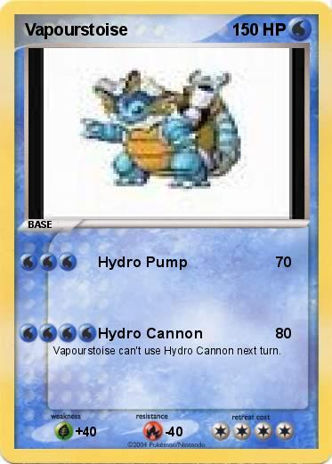 Pokemon Vapourstoise