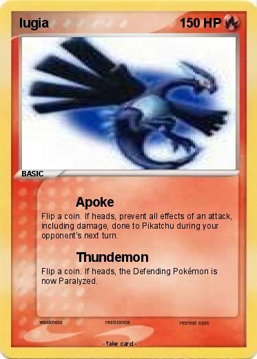 Pokemon lugia