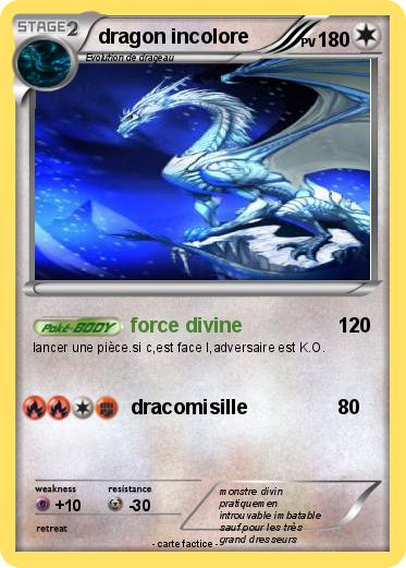 Pokemon dragon incolore