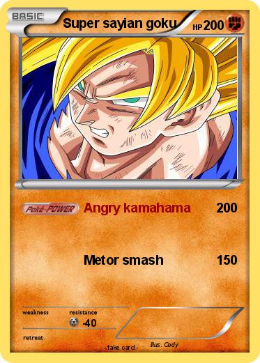 Pokemon Super sayian goku