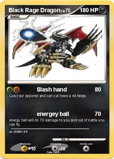 Pokemon Black Rage Dragon