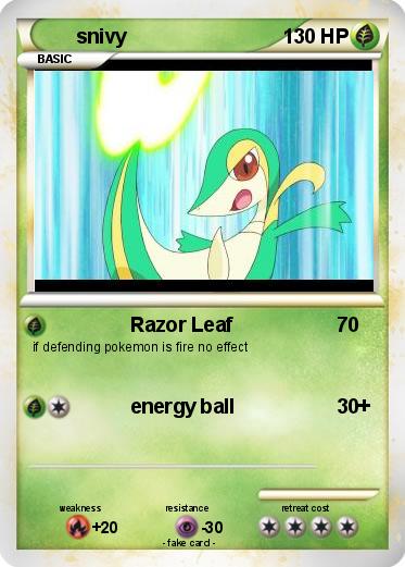 Pokemon snivy