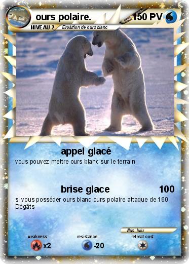 Pokemon ours polaire.