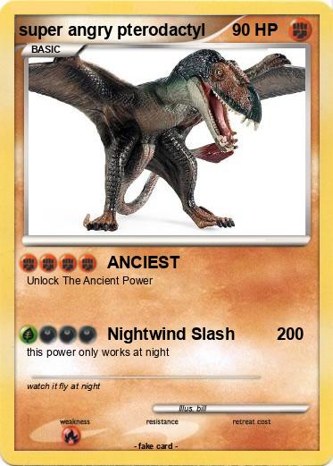 Pokemon super angry pterodactyl