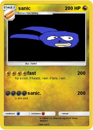 Pokemon sanic