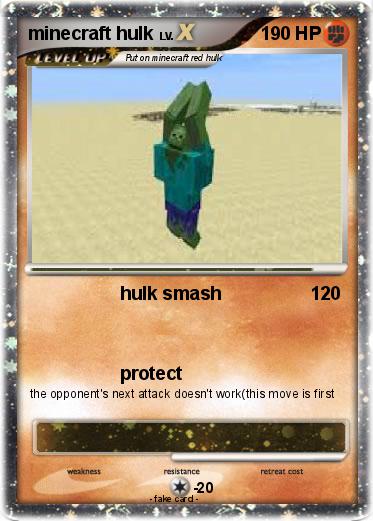 Pokemon minecraft hulk