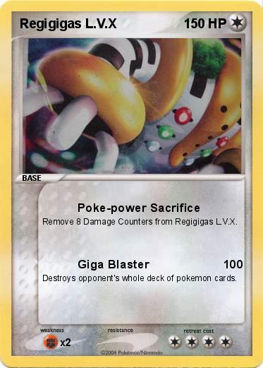 Pokemon Regigigas L.V.X