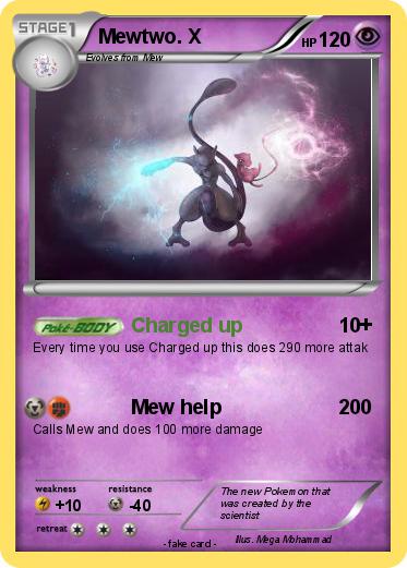 Pokemon Mewtwo. X