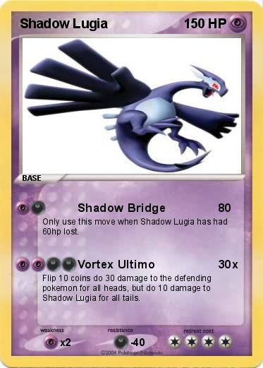 Pokemon Shadow Lugia 