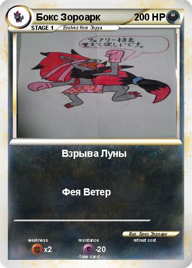 Pokemon Бокс Зороарк