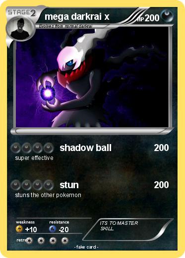 Pokemon mega darkrai x