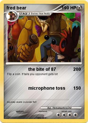 Pokemon fred bear