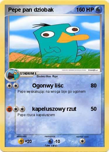 Pokemon Pepe pan dziobak