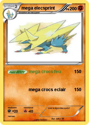Pokemon mega elecsprint