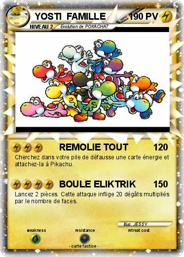 Pokemon YOSTI  FAMILLE