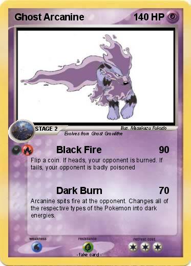 Pokemon Ghost Arcanine