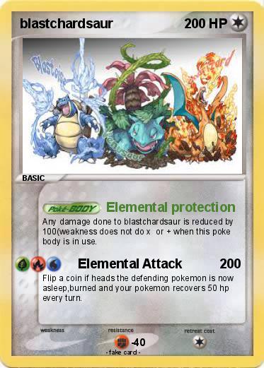Pokemon blastchardsaur