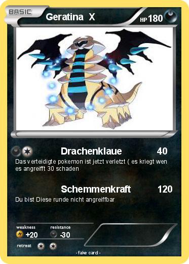 Pokemon Geratina  X