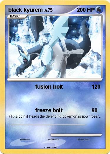 Pokemon black kyurem