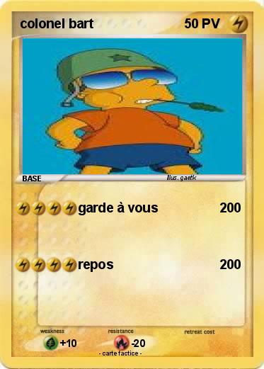 Pokemon colonel bart