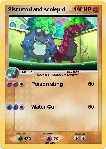 Pokemon Sismetod and scolepid