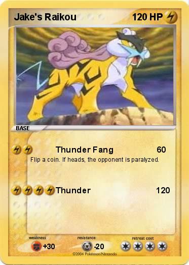 Pokemon Jake's Raikou